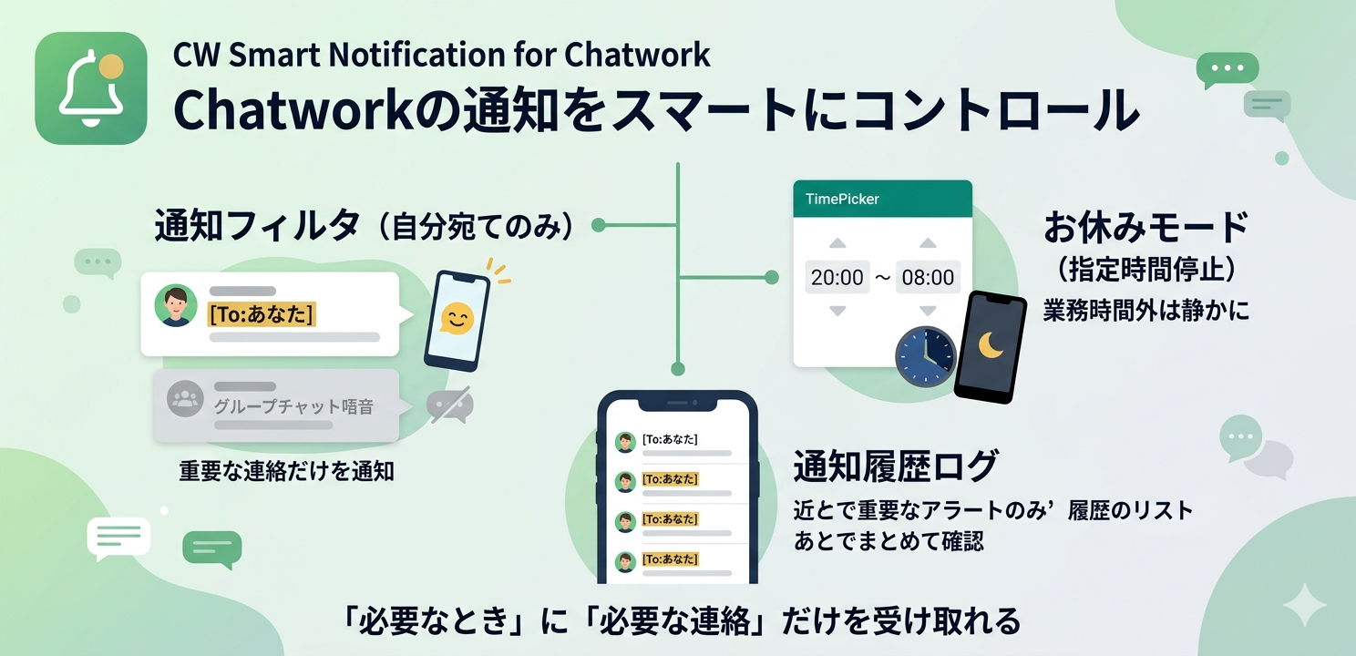 CW Smart Notification Feature Graphic